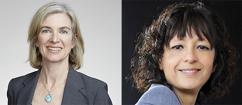 2017 Japan Prize winners Jennifer Doudna, Ph.D., (left) and Emmanuelle Charpentier, Ph.D., (right). [WikiCommons]