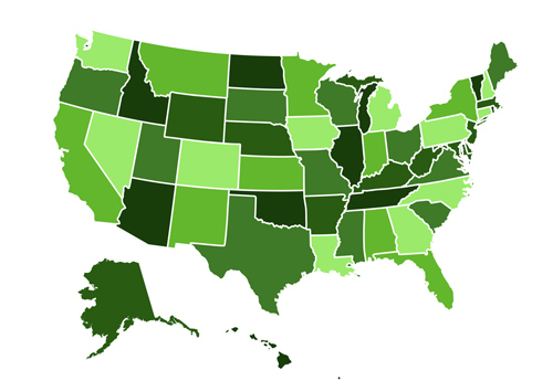 U.S. Hot Spots for Biotech Jobs