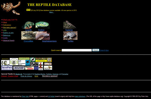 Reptile Database