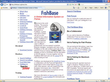 FishBase | Best of The Web