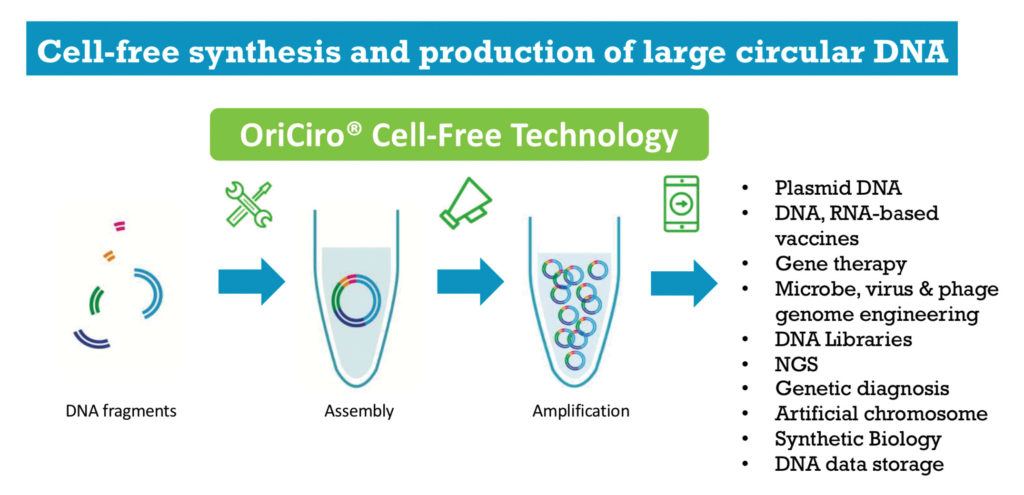 OriCiro Genomics’ cell-free amplification system