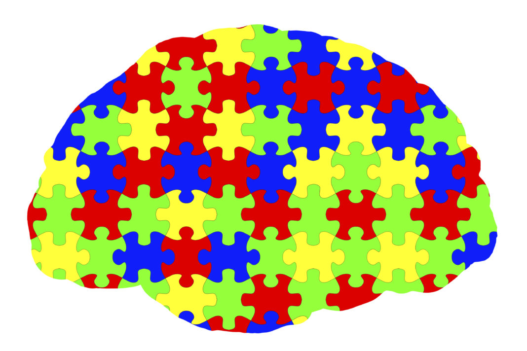 Autism spectrum disorder, conceptual illustration