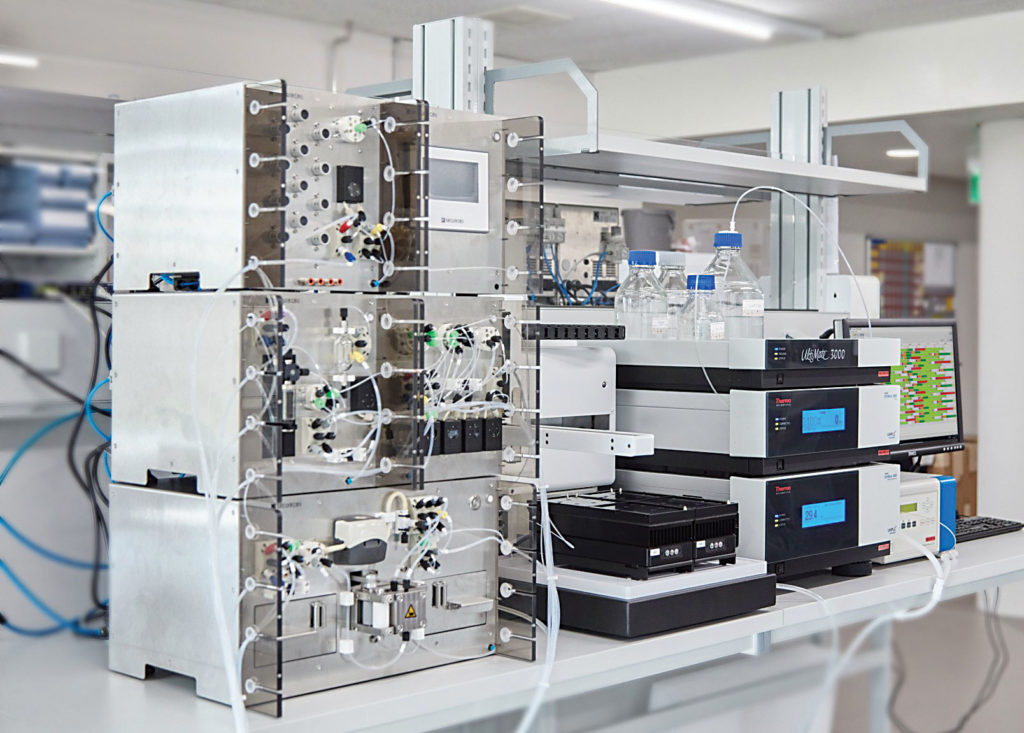 Numera®, autosampler, and HPLC at work