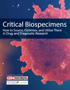 Critical Biospecimens eBook Cover.