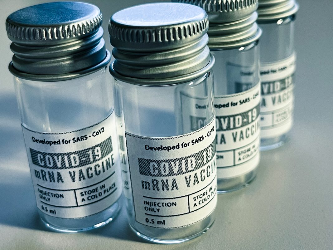 series of Covid19 vaccine vials