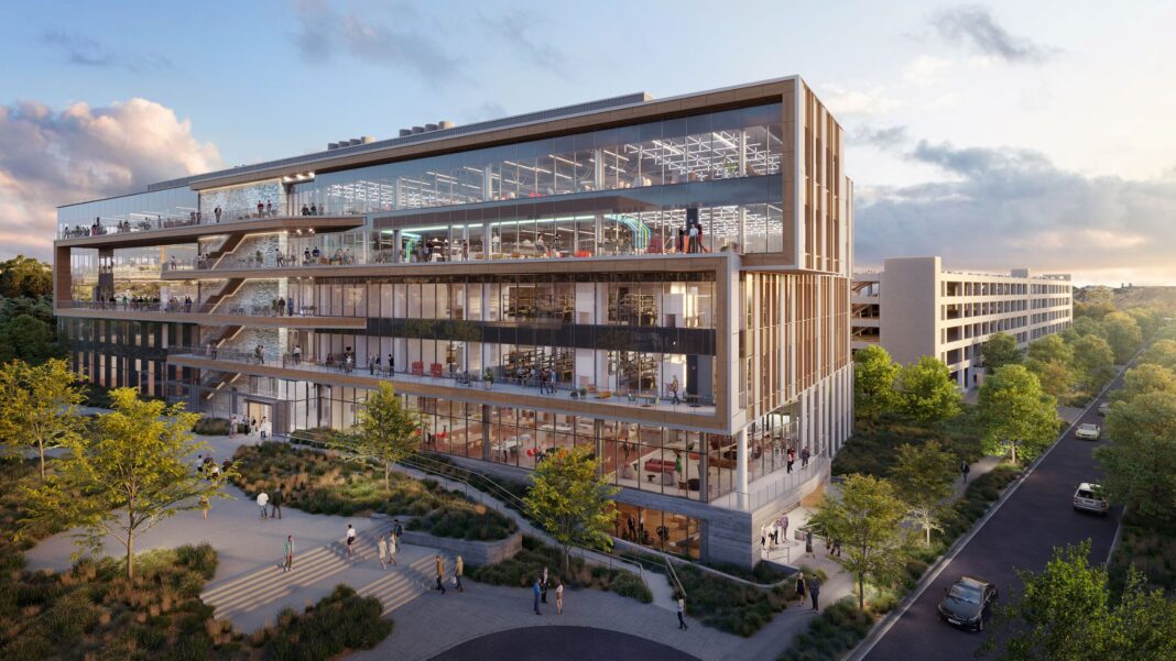 Rendering of the building being completed within the SD Tech by Alexandria campus in San Diego, where Shionogi and its wholly owned subsidiary Qpex Biopharma plan to open an antimicrobial research and development (R&D) lab early next year.
