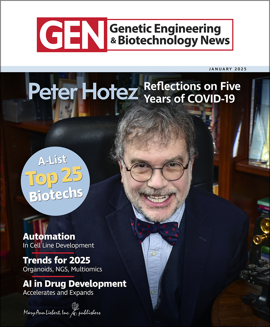 The cover of the current issue of GEN